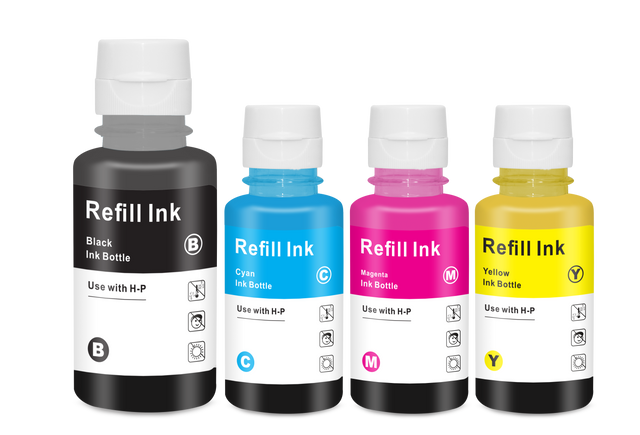 Bouteilles d'encre compatibles HP Smart Tank 32XL/31XL Multipack (1 Noir + 3 Couleurs)