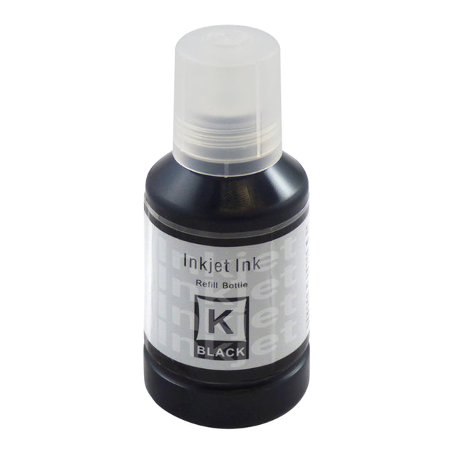 Bouteilles d'encre compatibles Epson Ecotank Pigment Noir (1 Noir)