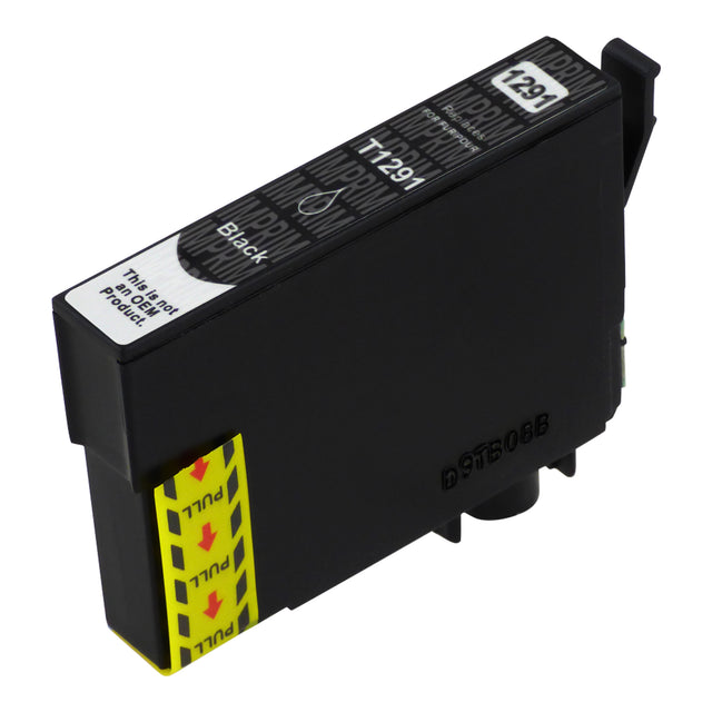 Cartouche d'encre compatibles Epson T1291 Noir (1 Noir)