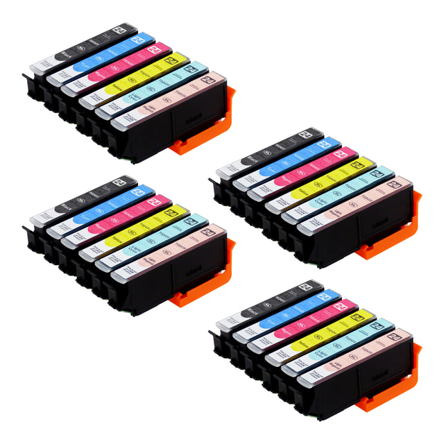 Cartouche d'encre compatibles Epson T24XL Multipack (4 Noirs + 20 Couleurs)