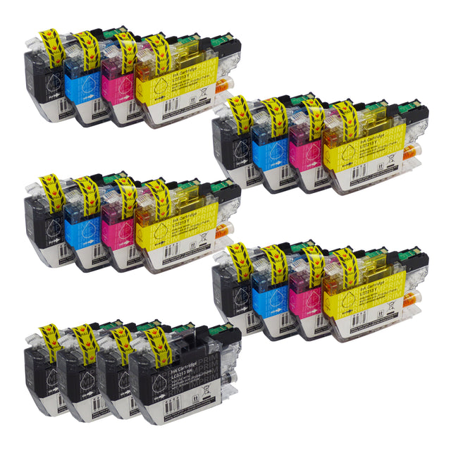 Cartouche d'encre compatibles Brother LC3213XL Multipack (8 Noirs + 12 Couleurs)