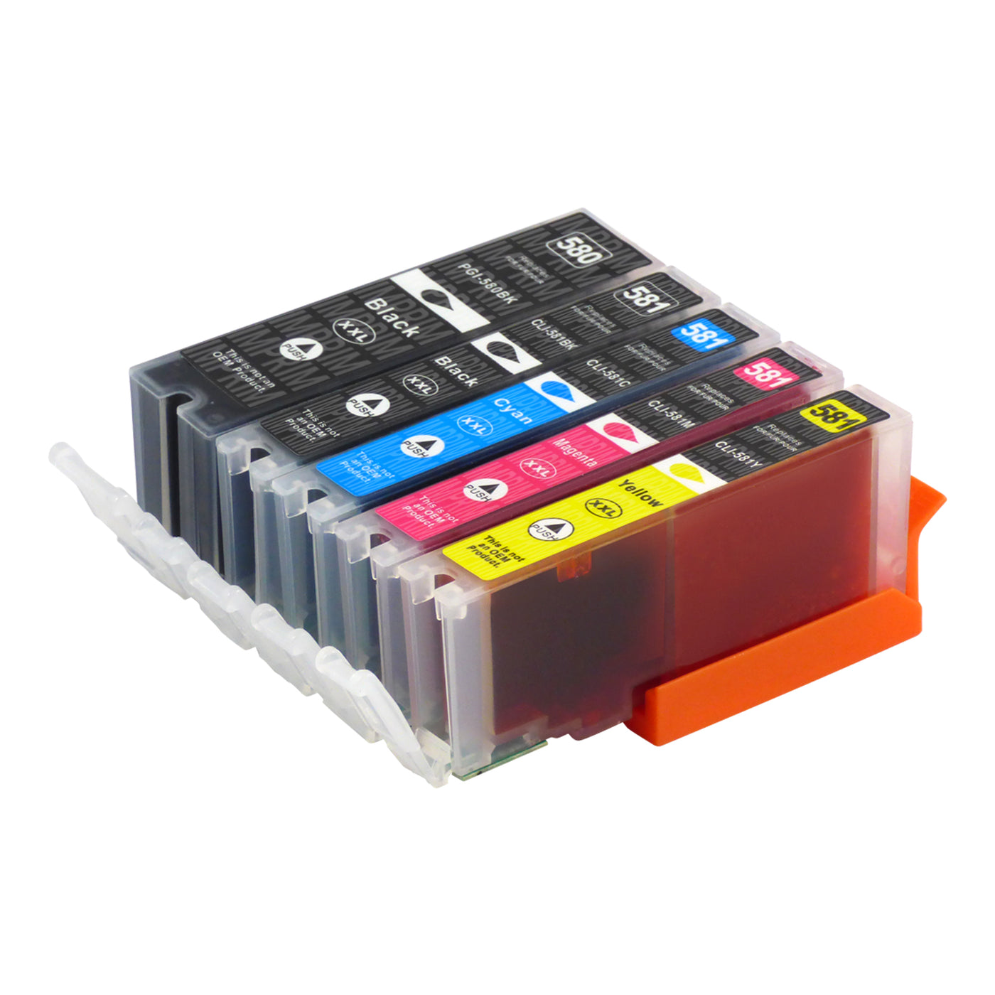 Cartouche d'encre compatibles Canon PGI-580XL/CLI-581XL Multipack