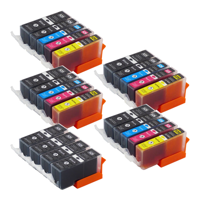 Cartouche d'encre compatibles Canon PGI-525/CLI-526XL Multipack (12 Noirs + 12 Couleurs)