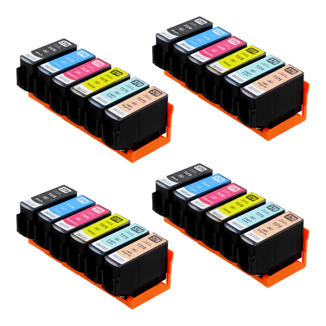 Cartouche d'encre compatibles Epson 378XL Multipack (4 Noirs + 20 Couleurs)