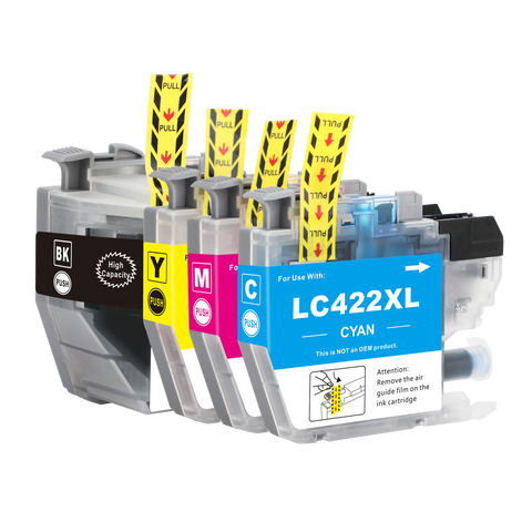 Cartouche d'encre compatibles Brother LC422XL Multipack (1 Noir + 3 Couleurs)