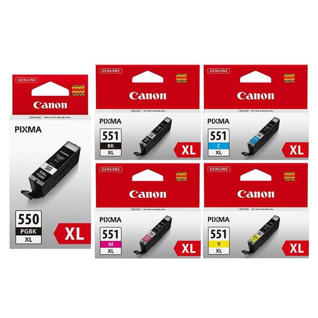 Cartouche d'encre originales Canon PGI-550/CLI-551 Multipack